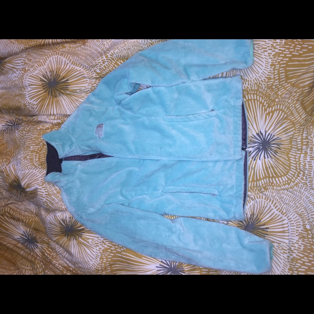 Blue north face jacket