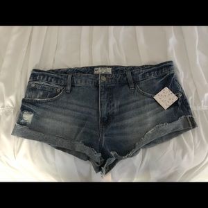Free people cut off jean shorts