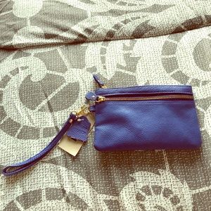 Genuine leather Wilsons leather wristlet wallet