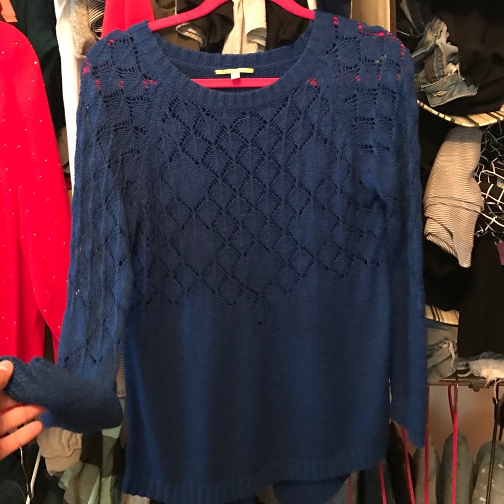 Blue sweater