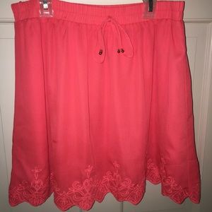 Francesca's embroidered midi skirt!