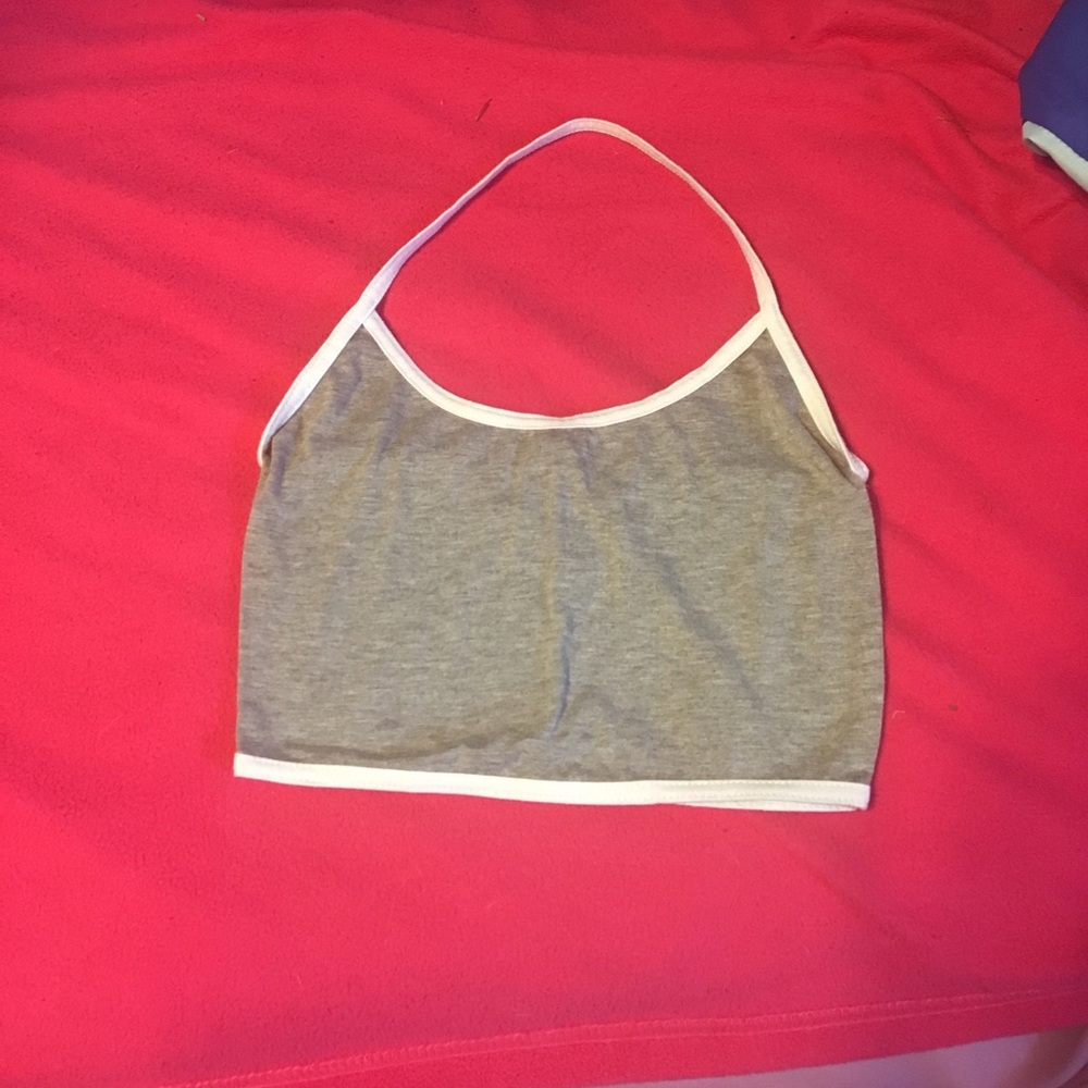 Grey bralette/ halter top