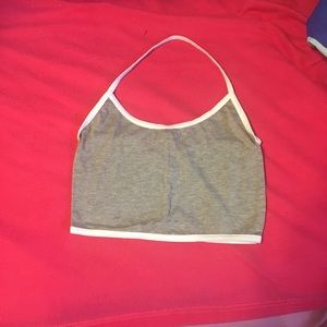 Grey bralette/ halter top