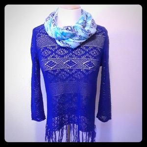 Crocheted top by Chicos