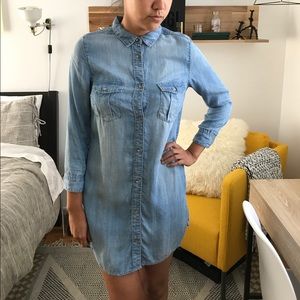 H&M Chambray Shirtdress