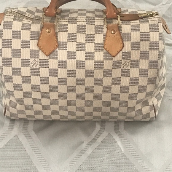 Authentic Louis Vuitton speedy 30 Damier Azur - Picture 6 of 8