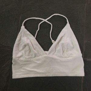 White bralette