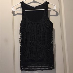 Express lace top