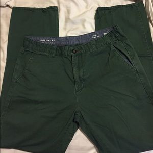 Forest green Bullhead Chinos Pants
