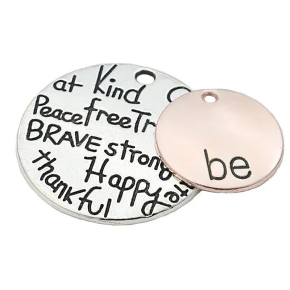 White Mother of Pearl Tibetan Charm Bracelet - Picture 2 of 5