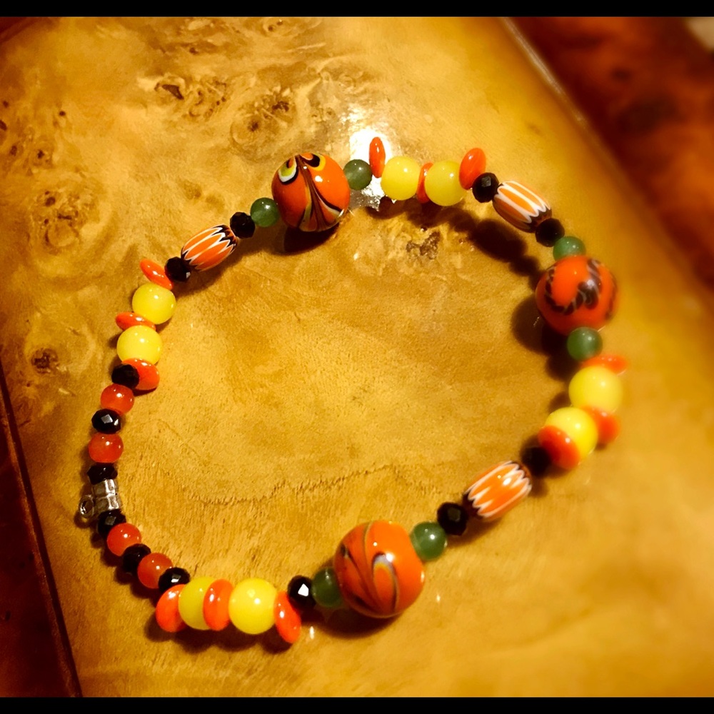 A fun statement  stretchy bracelet
