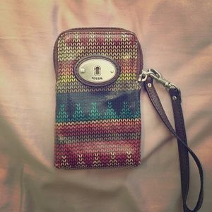 Fossil Wristlet Wallet / Phone Case