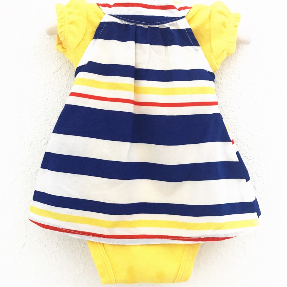 Carter's NB Baby girl cute yellow dress - Picture 3 of 5