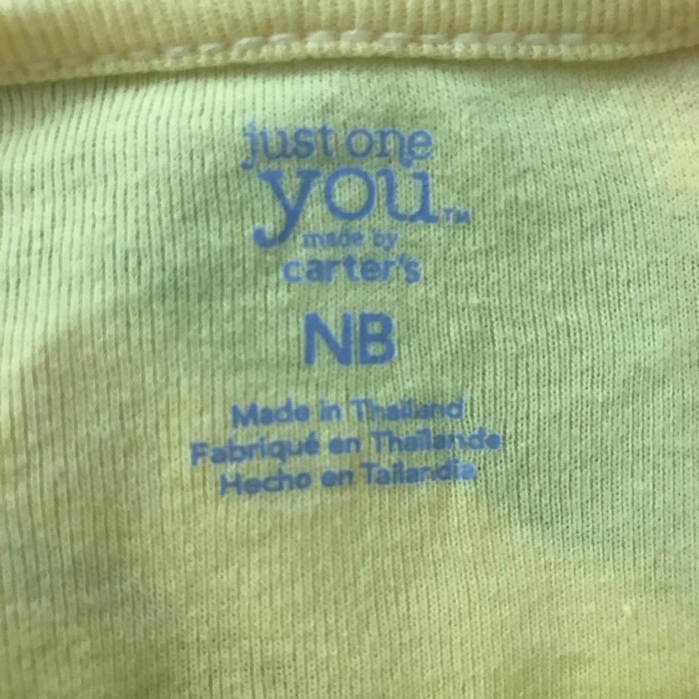 Carter's NB Baby girl cute yellow dress - Picture 5 of 5