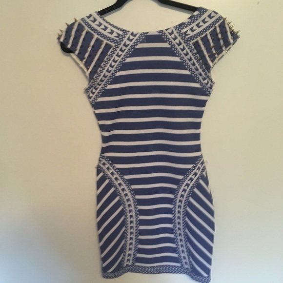 REVERSE shoulder studded dress - Picture 1 of 3