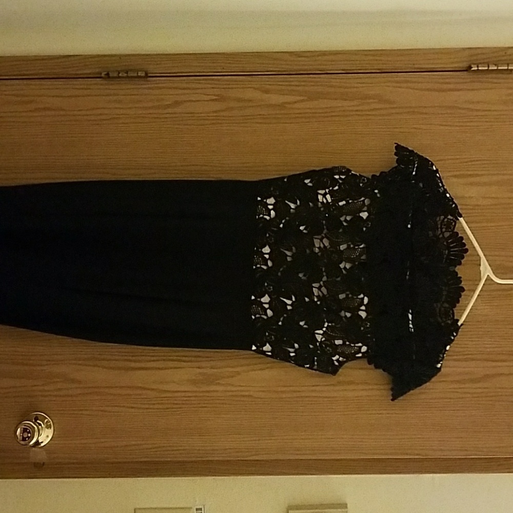 Formal Black Lace Dress