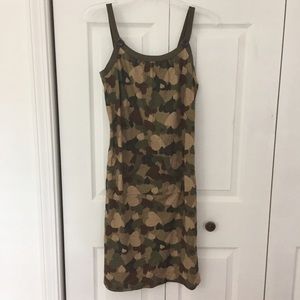 Camo print dress