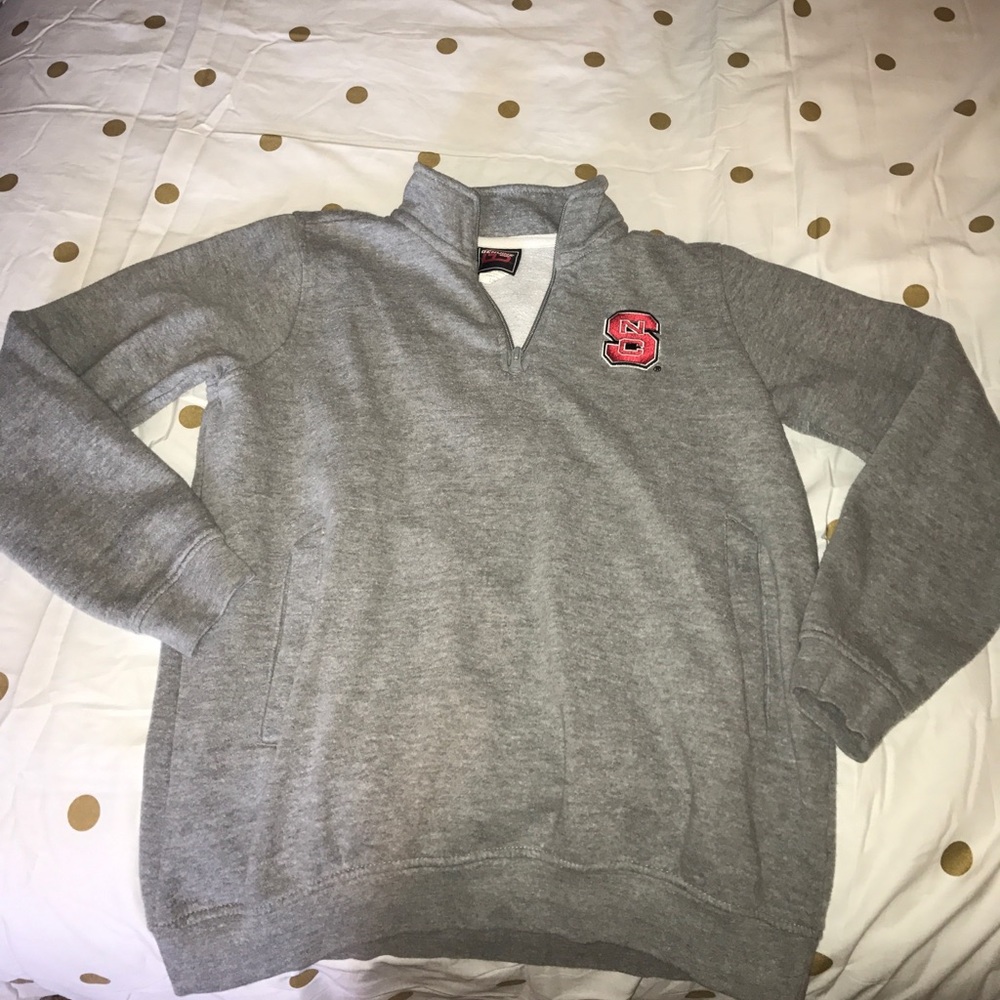 NCSU halfzip--fits like Women's Small