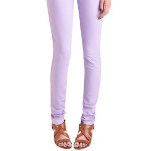Light purple skinny jeans!