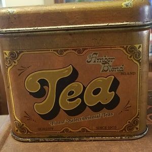 Vintage Tea Box canister