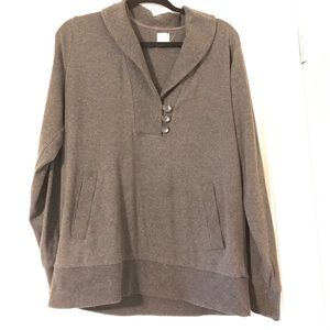 Banana Republic shawl collar sweatshirt