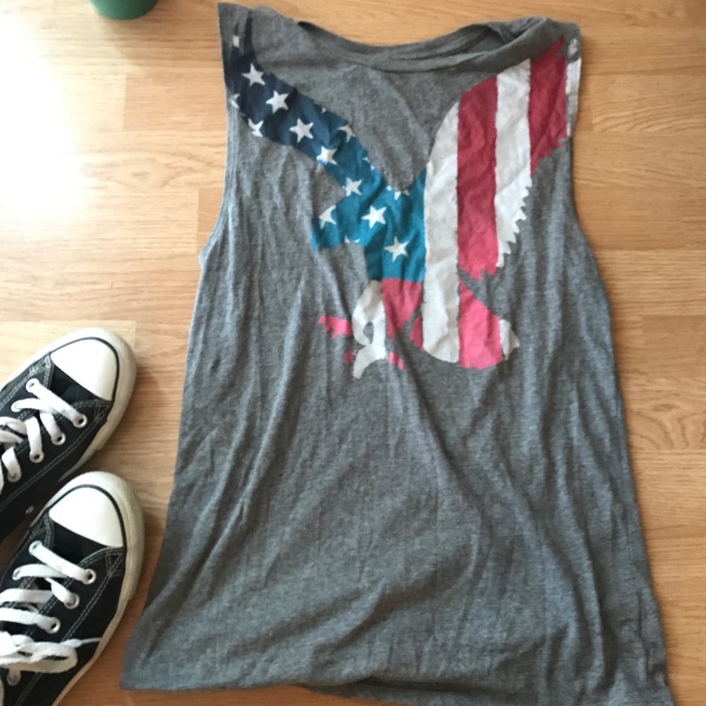 🇺🇸 Anerican eagle american flag tank top 🦅