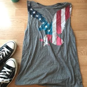 🇺🇸 Anerican eagle american flag tank top 🦅