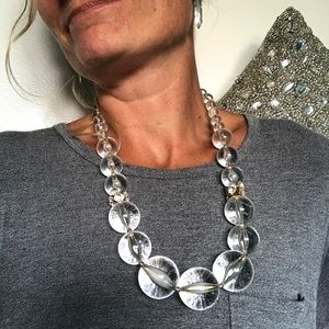 Authentic Kate crystal Clear Bead Necklace