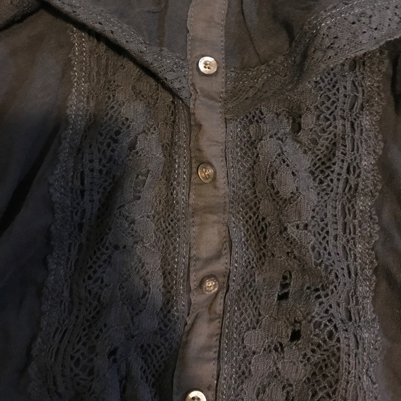 Vintage Y2K Lace peplum top - Picture 5 of 6