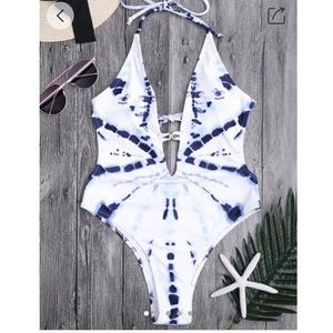 PRICE DROP!  Tie Dye One piece bathing suit