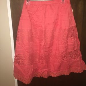Cotton lace skirt