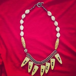 Anthropologie Yellow Necklace