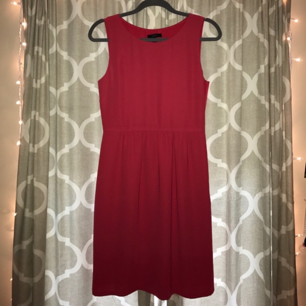 J. Crew Coral Pink Dress