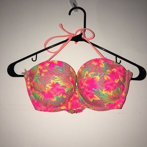 Tropical bikini top