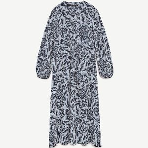 New with tags Zara printed midi dress size small