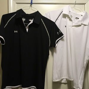 Two Under Armour polos