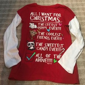 Justice Christmas shirt
