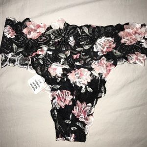 PINK lace thong