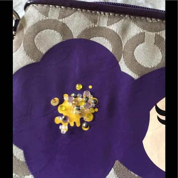 COACH POPPY CHAN VIOLETTE LARGE WRISTLET Ltd Ed - Picture 3 of 6