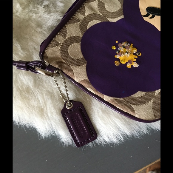 COACH POPPY CHAN VIOLETTE LARGE WRISTLET Ltd Ed - Picture 4 of 6