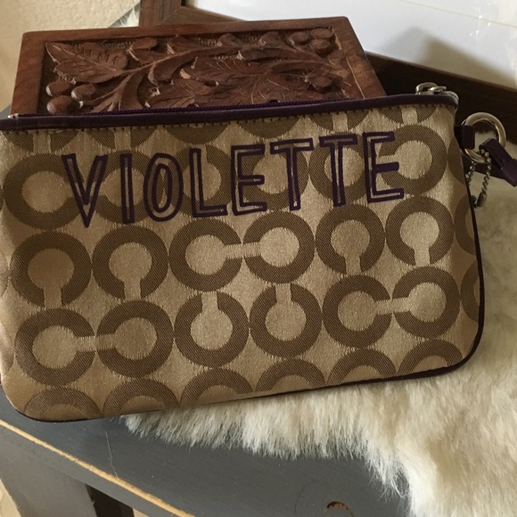 COACH POPPY CHAN VIOLETTE LARGE WRISTLET Ltd Ed - Picture 5 of 6