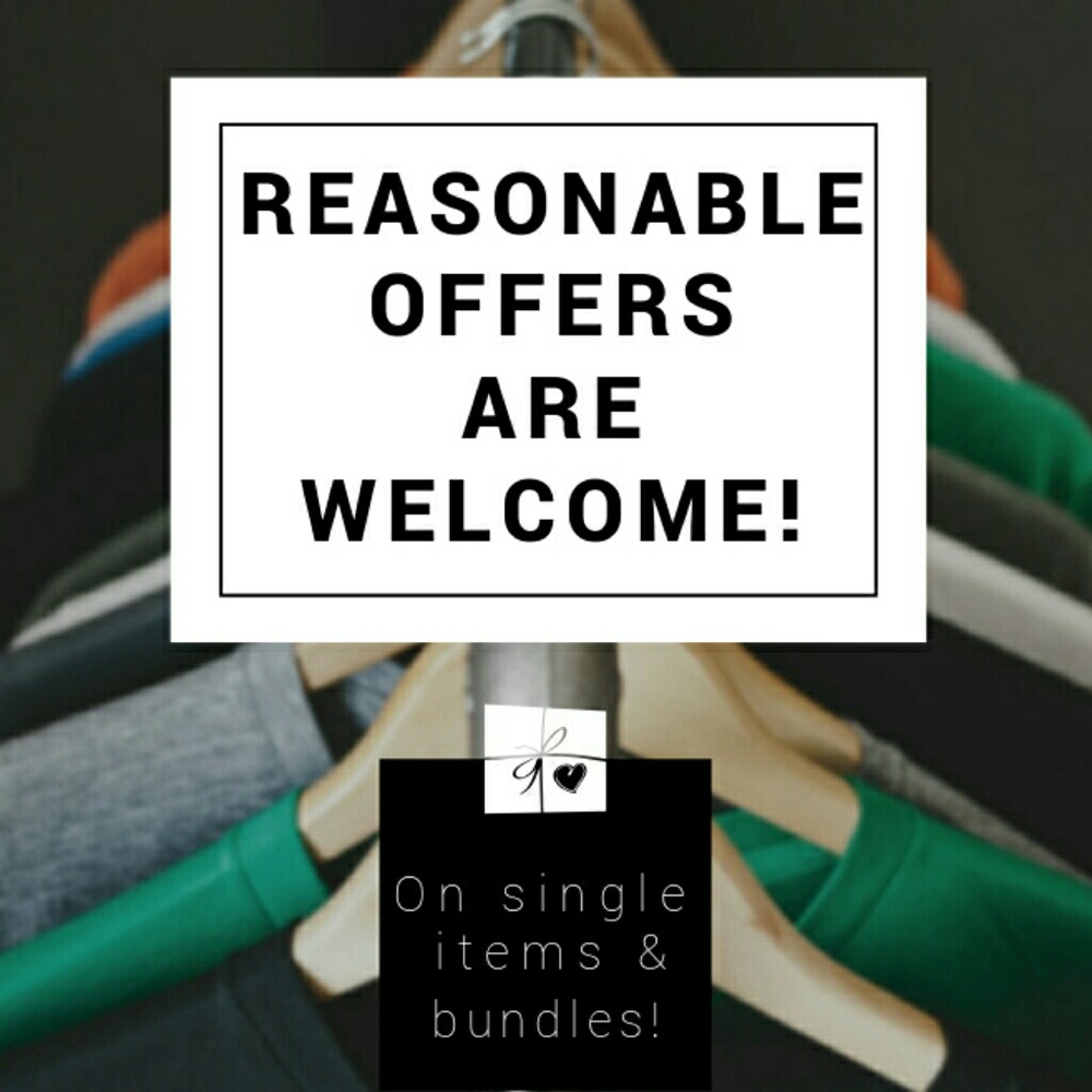 Reasonable offers always welcome!