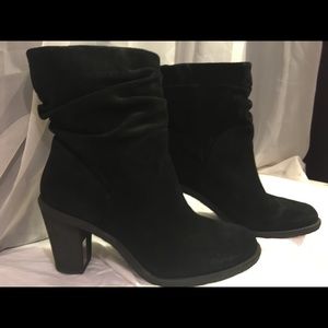 Vince Camuto Black,Suede,Ankle bootie Size 10