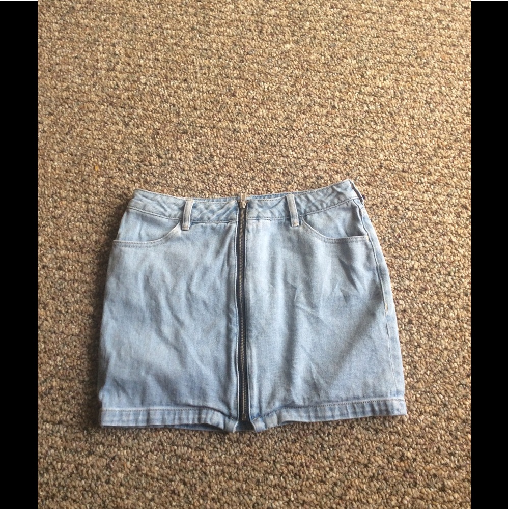 Kendall & Kylie jean skirt