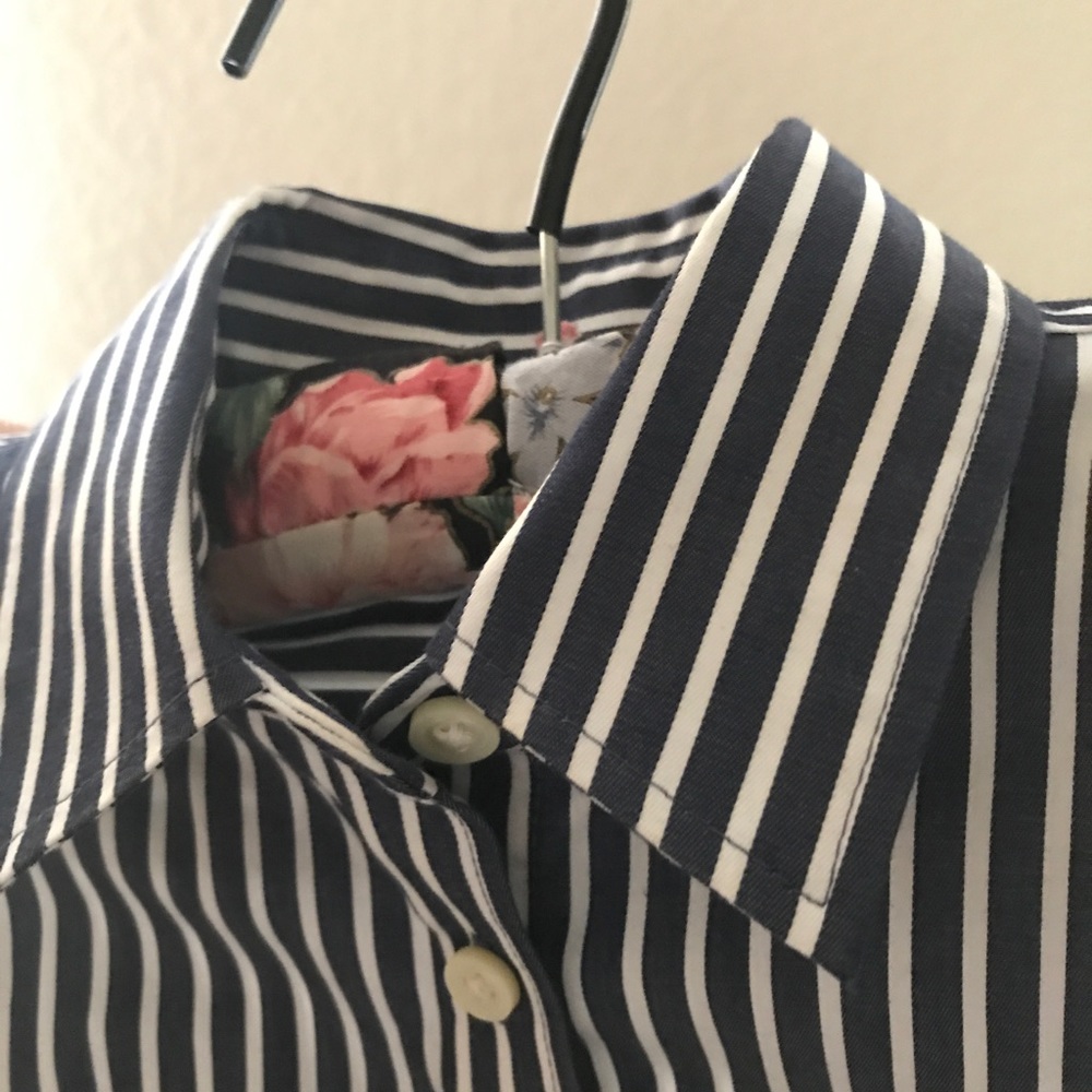 Banana Republic NON-IRON FITTED TOP, sz 0