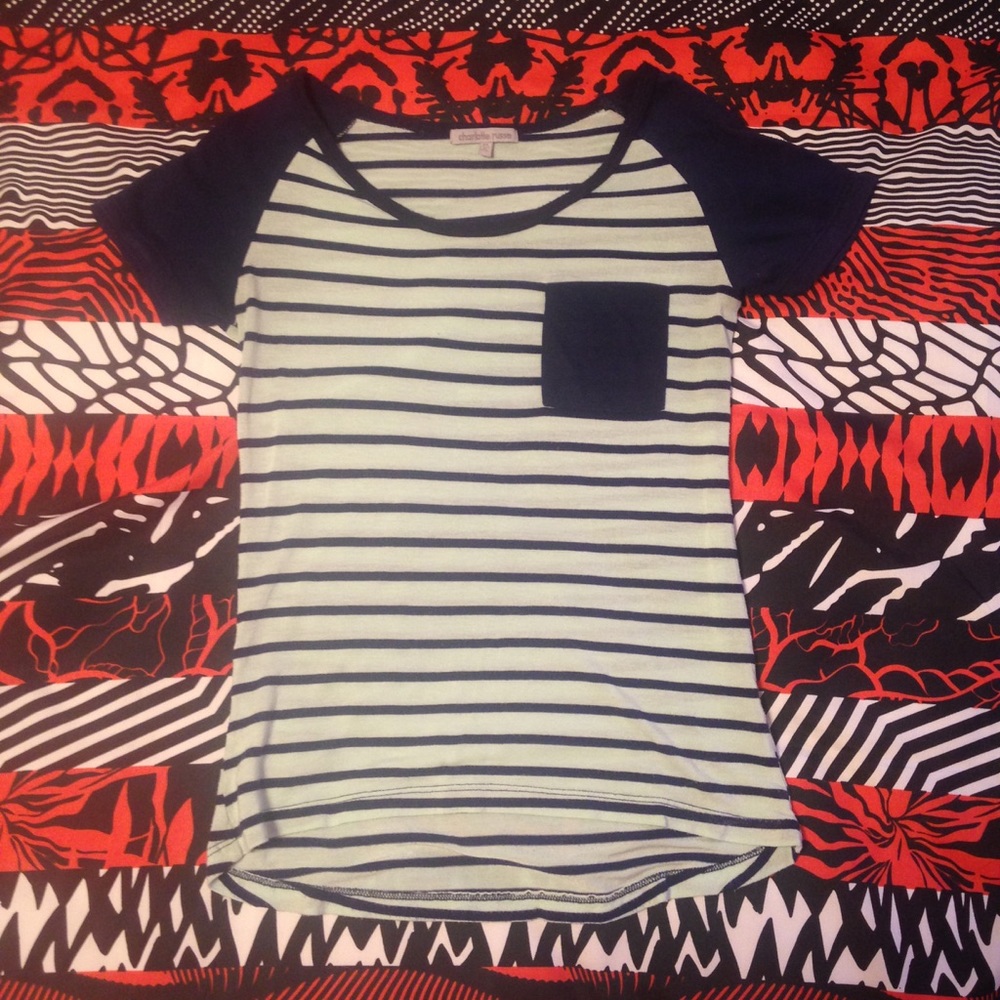 Charlotte Russe Striped Tee