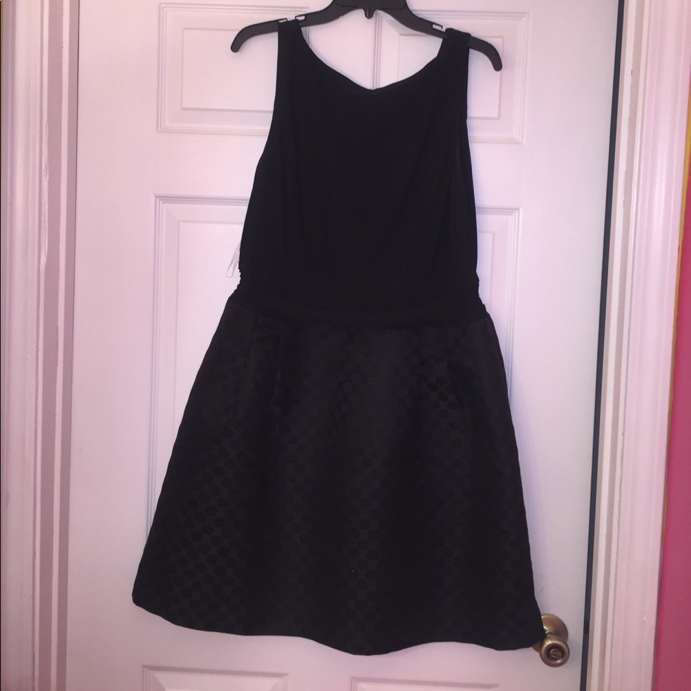 Elegant black, knee length dress