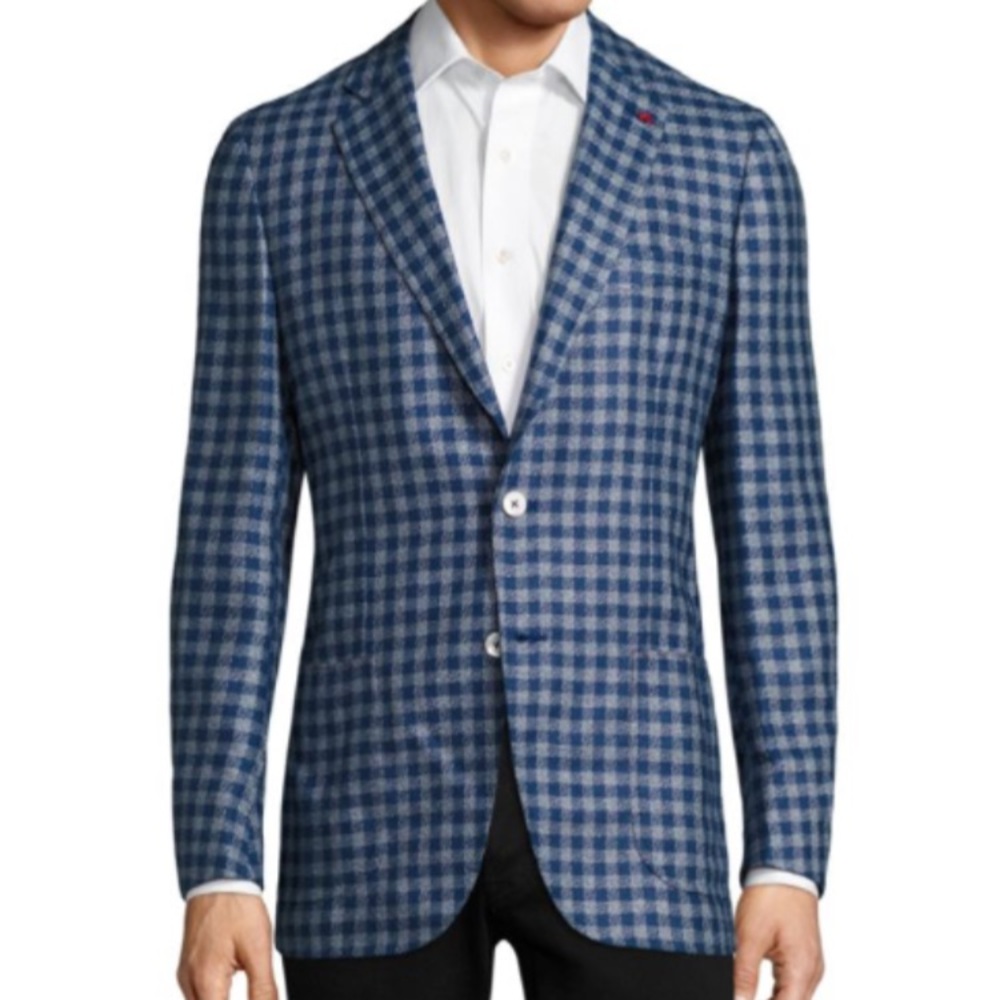 40R Isaia Wool Sportscoat (Saks) NWoT