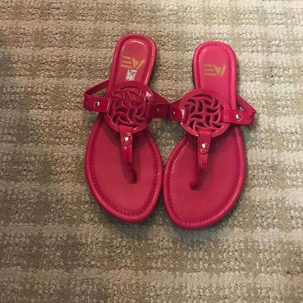 American eagle pink sandals