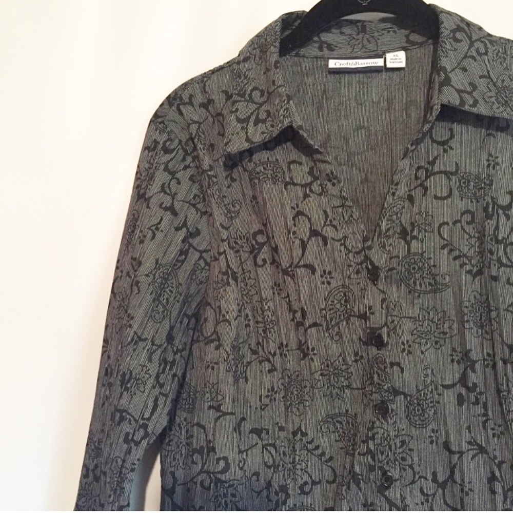 Croft and Barrow Lightweight Blouse.